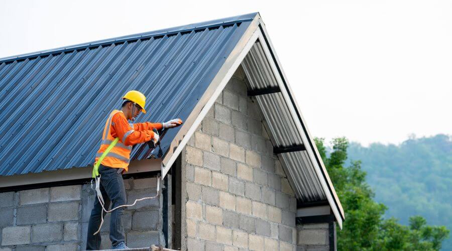 Professional gutter cleaning in Tamms, IL